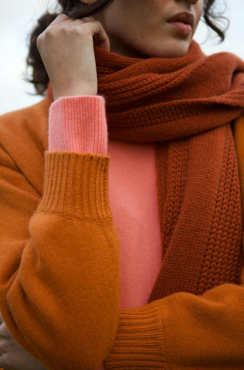 Crew Neck Boyfriend Cashmere Sweater