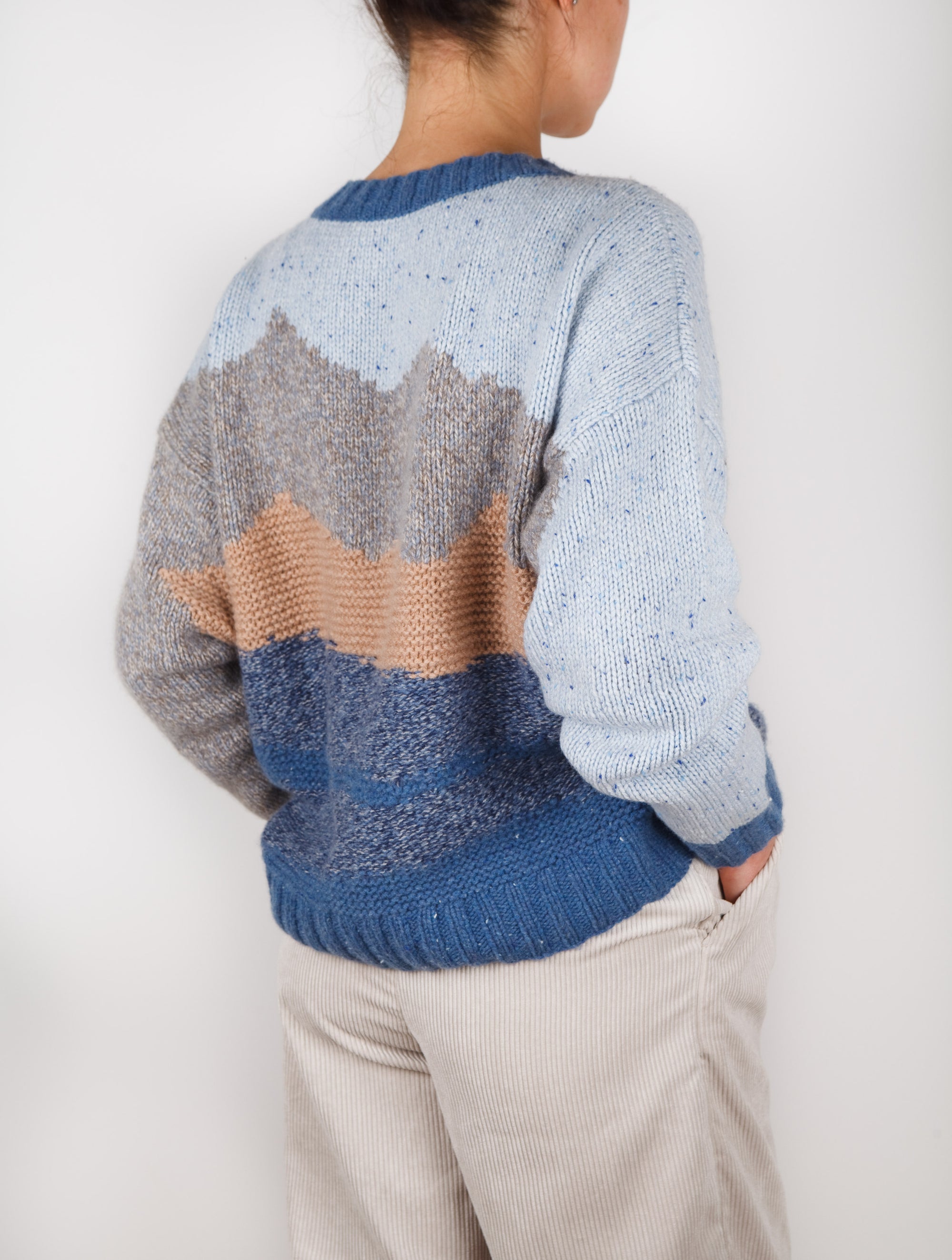 Himalayas hand knit cashmere sweater