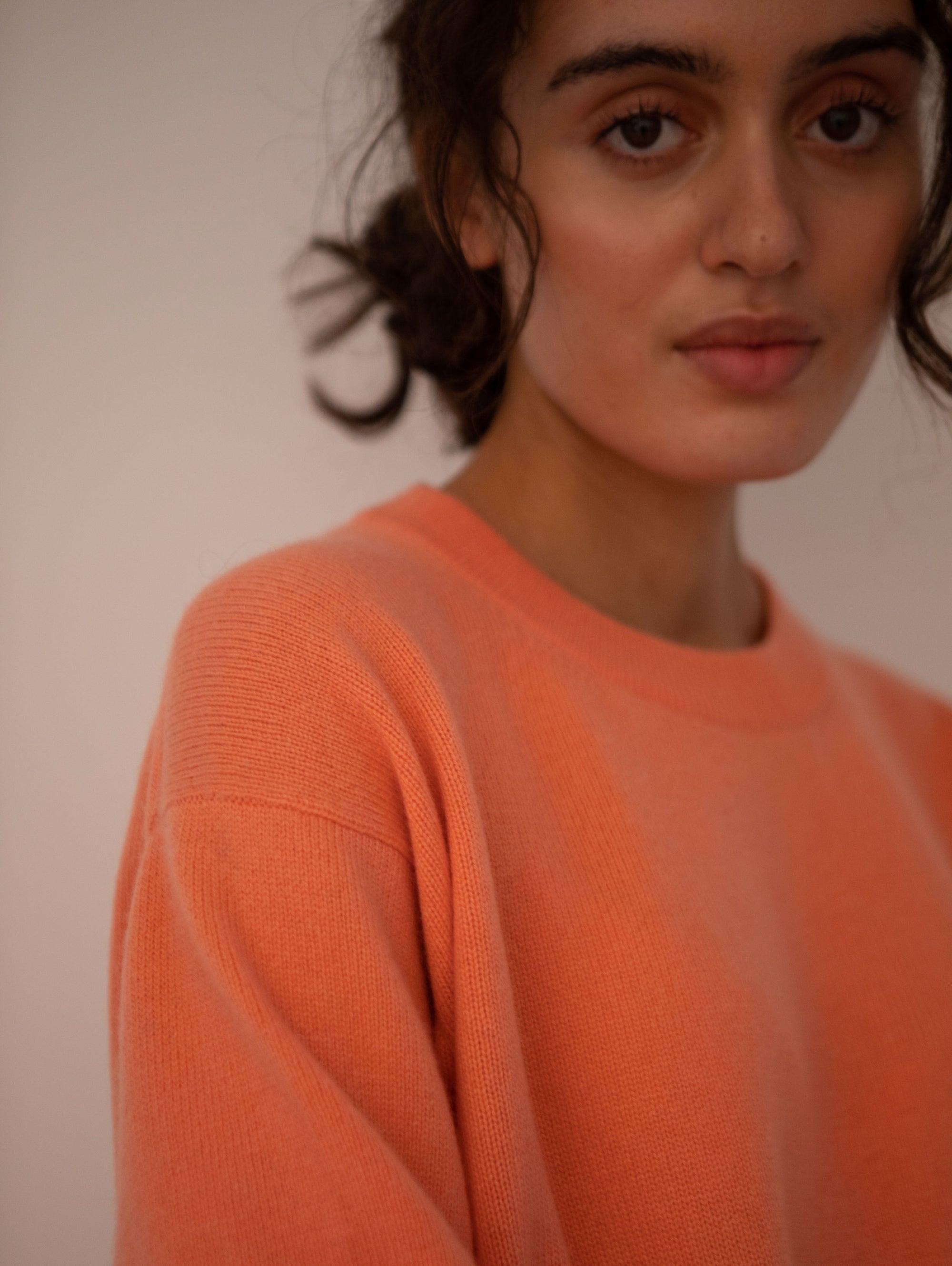 Crew Neck Boyfriend Cashmere Sweater
