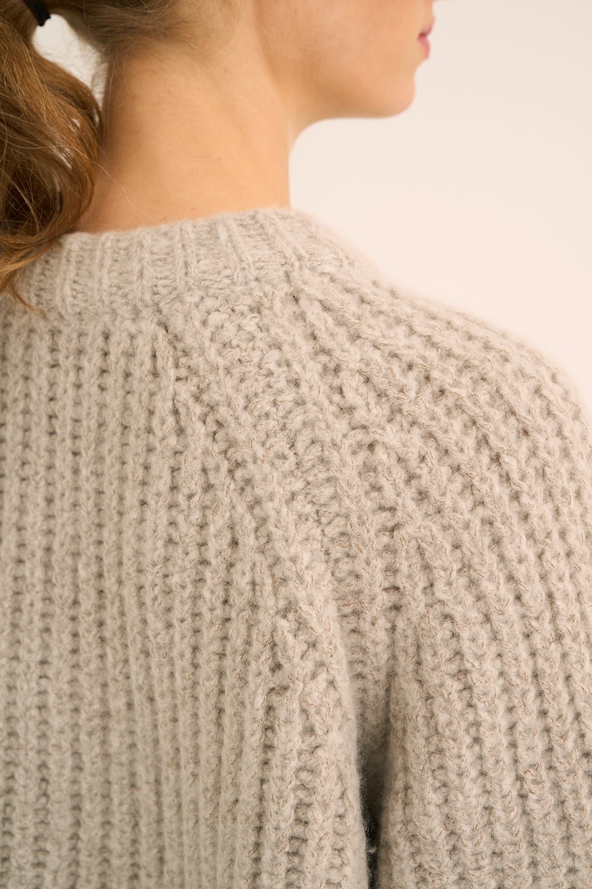 436 Half cardigan rib Edge to Edge cardigan