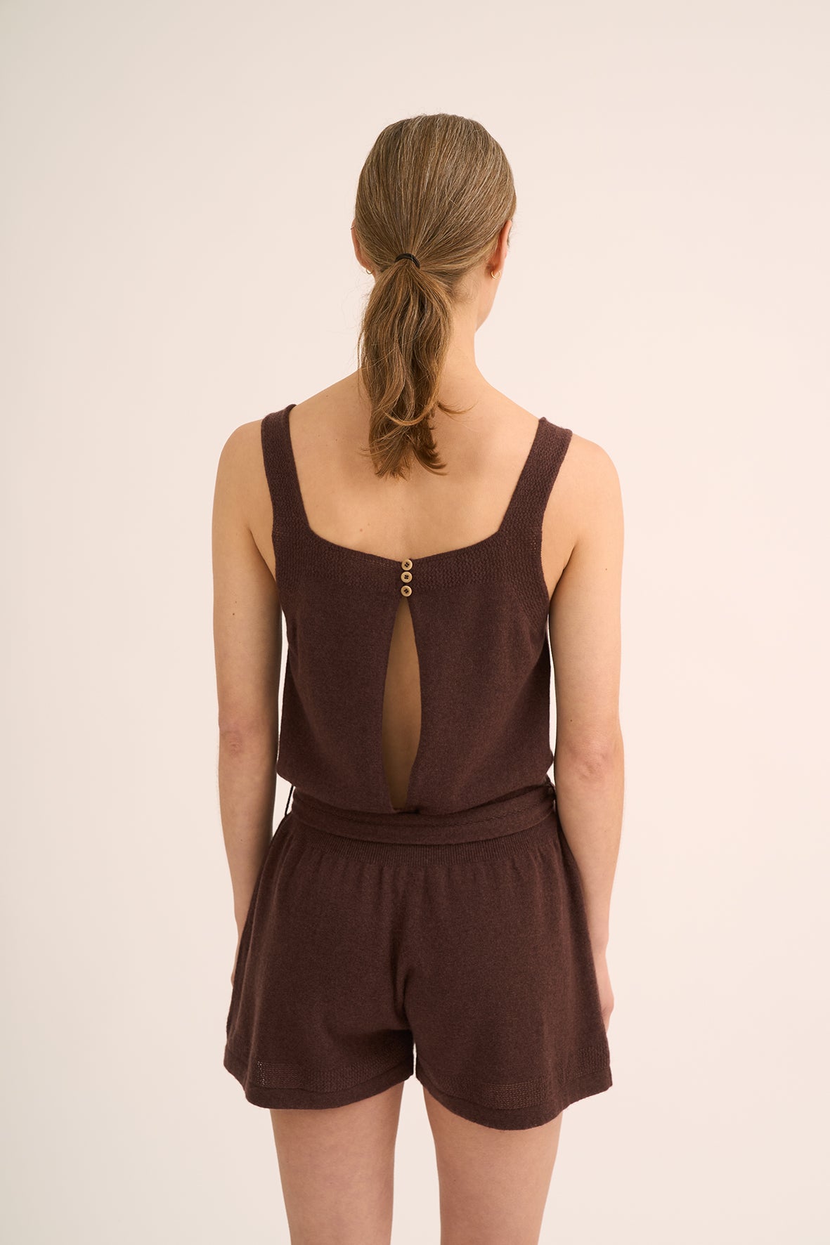 425 Pointelle detail playsuit