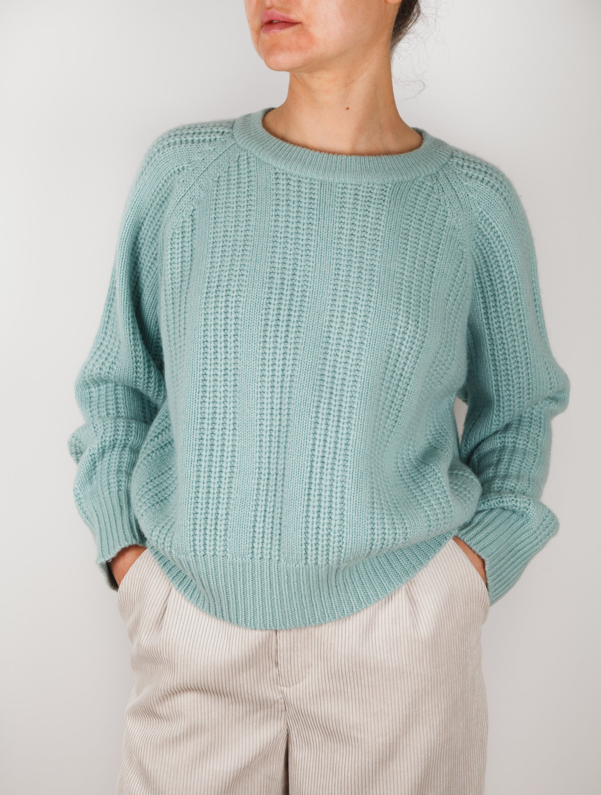 Chunky Rib Knit Sweater