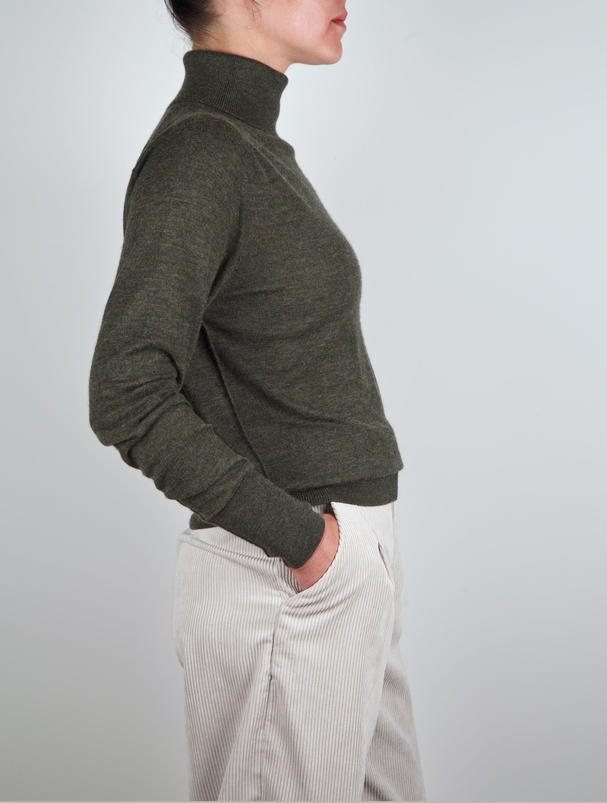 Fine Roll Neck Sweater