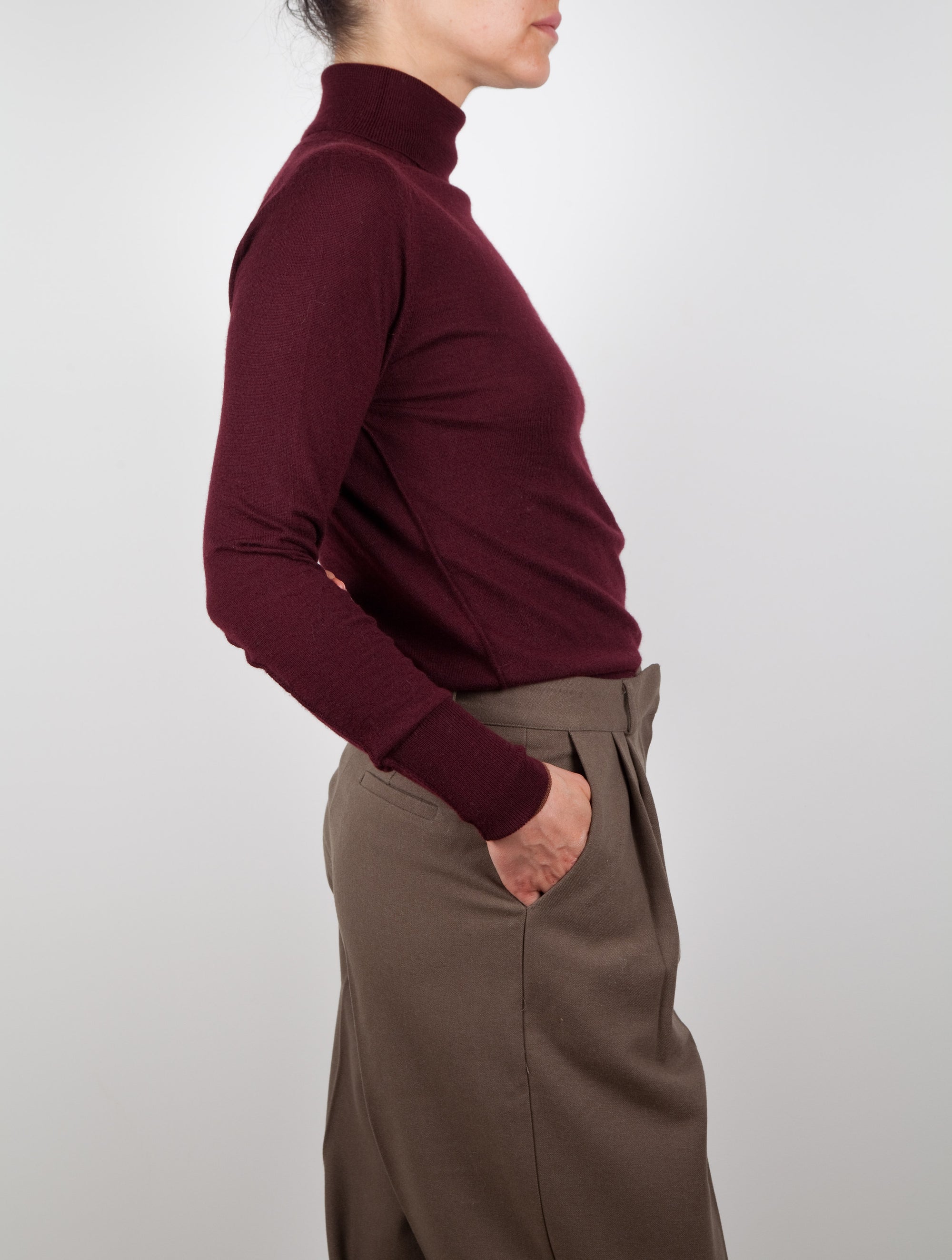 Fine Roll Neck Sweater