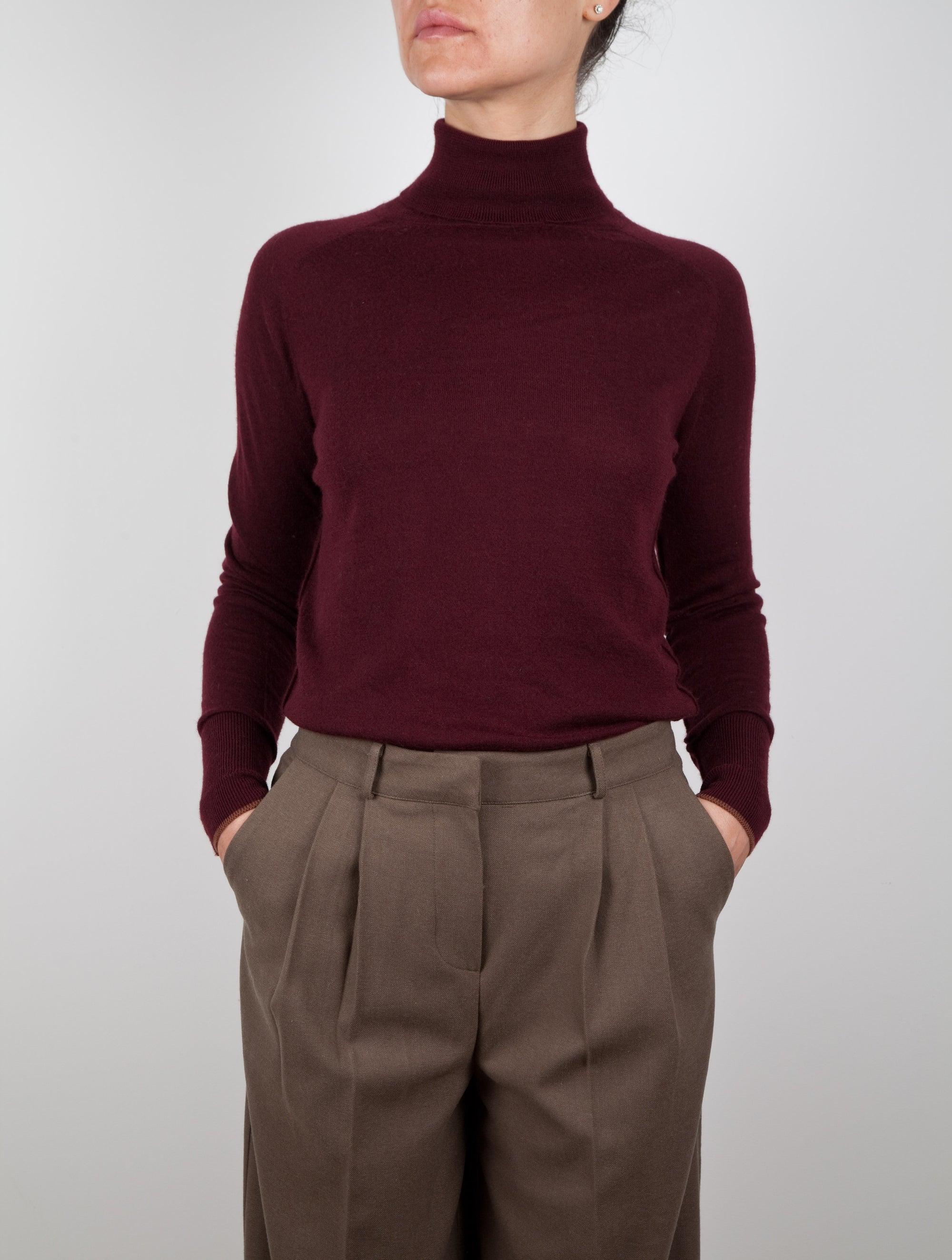 Fine Roll Neck Sweater