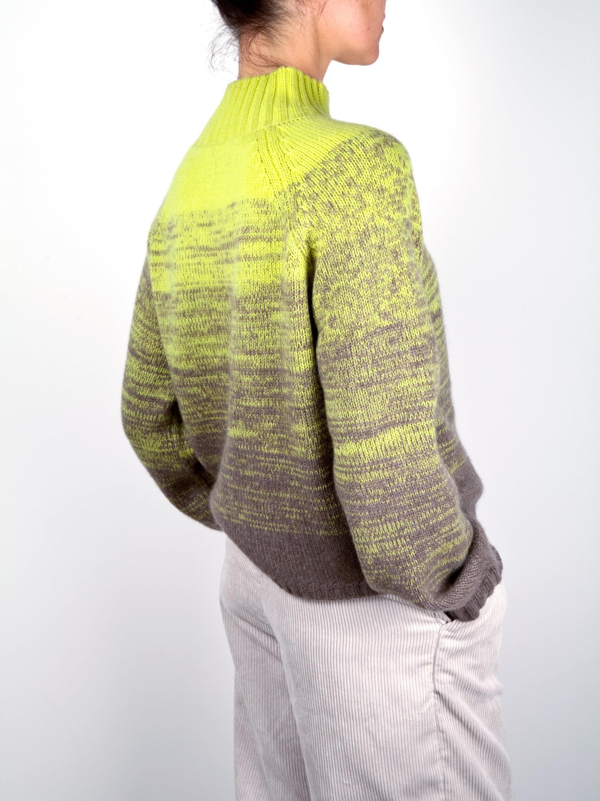 Ombre Effect Cashmere Sweater