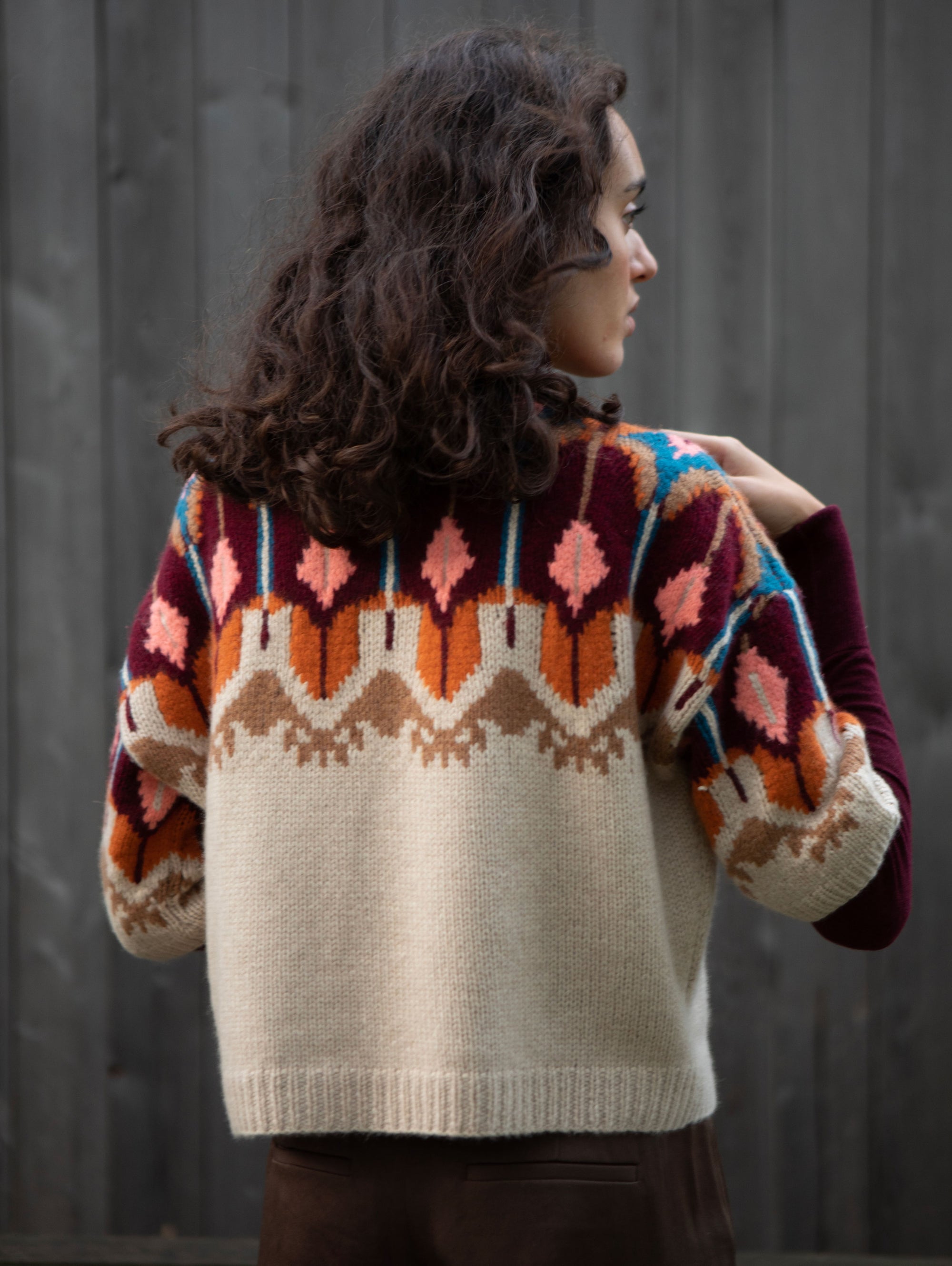 Hand Knit Fairisle Cashmere Sweater