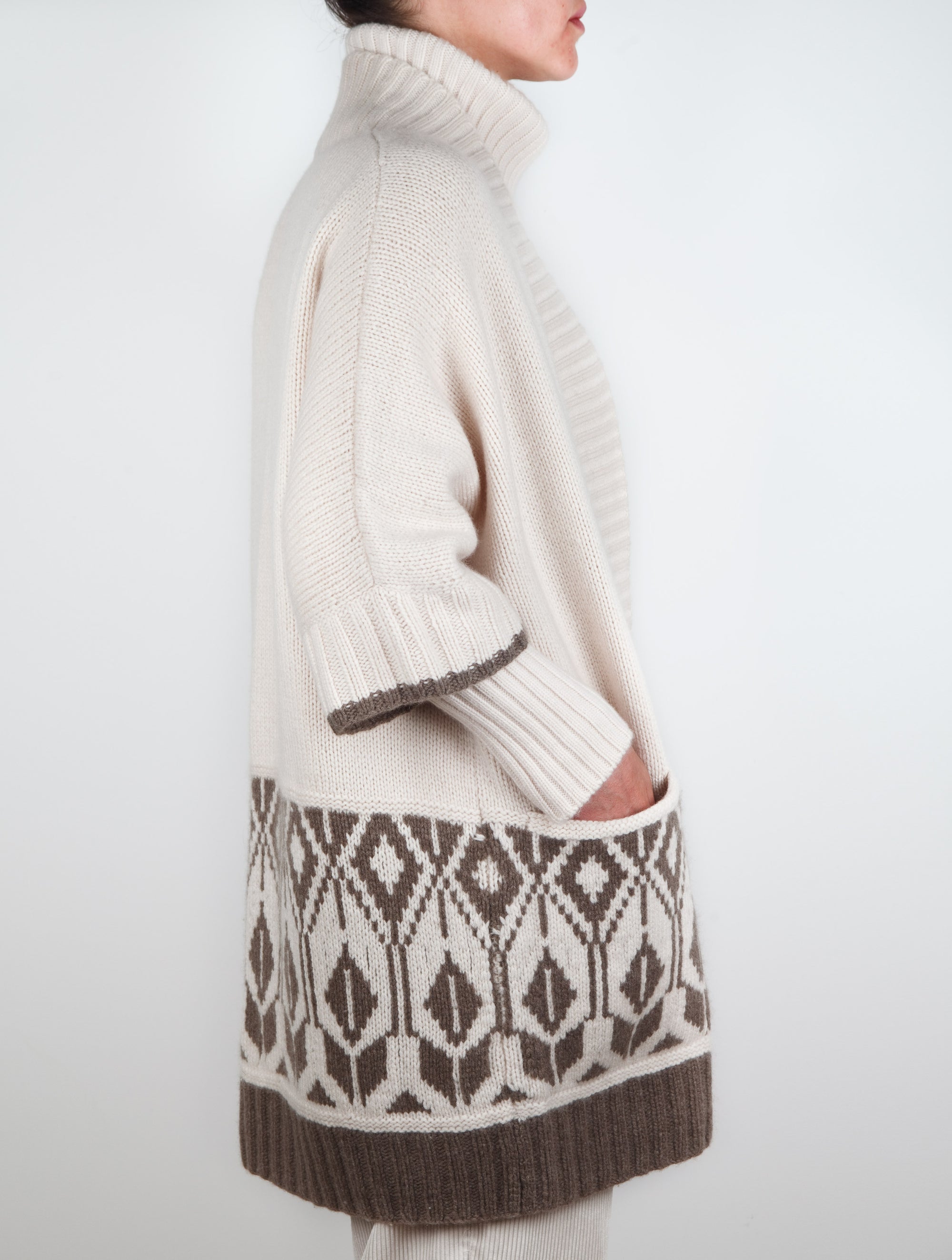 Heirloom Hand Knit Fairisle Cardigan