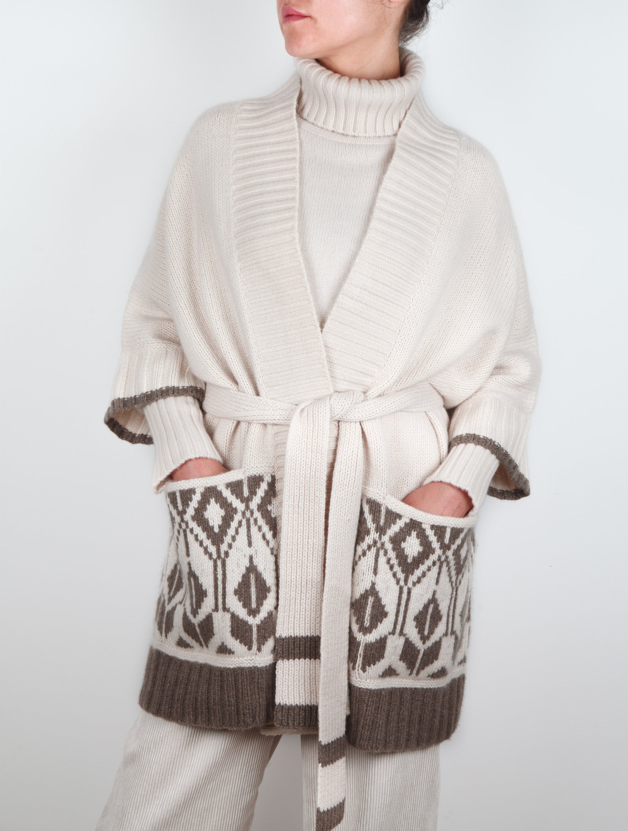 Heirloom Hand Knit Fairisle Cardigan