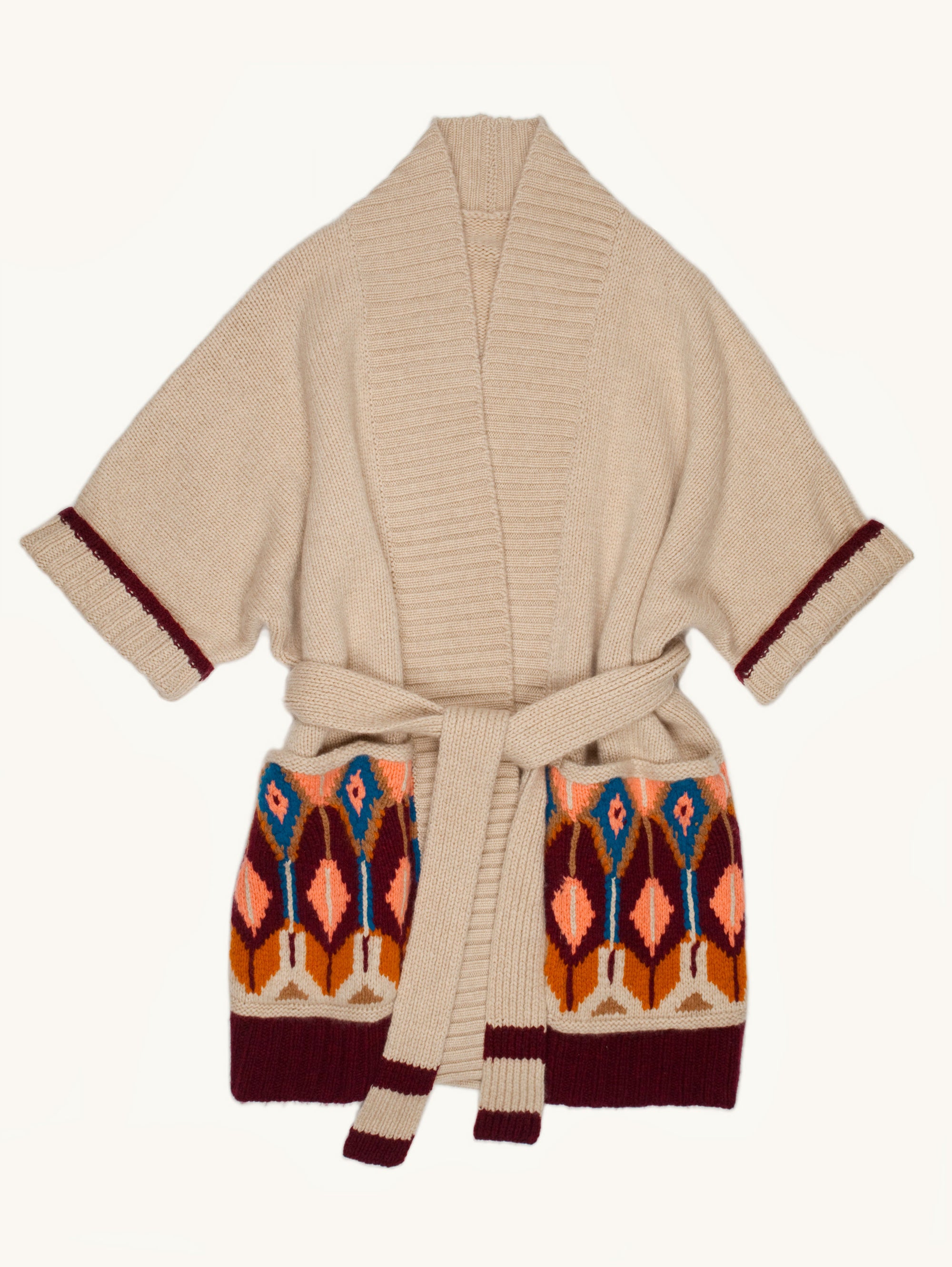 Heirloom Hand Knit Fairisle Cardigan