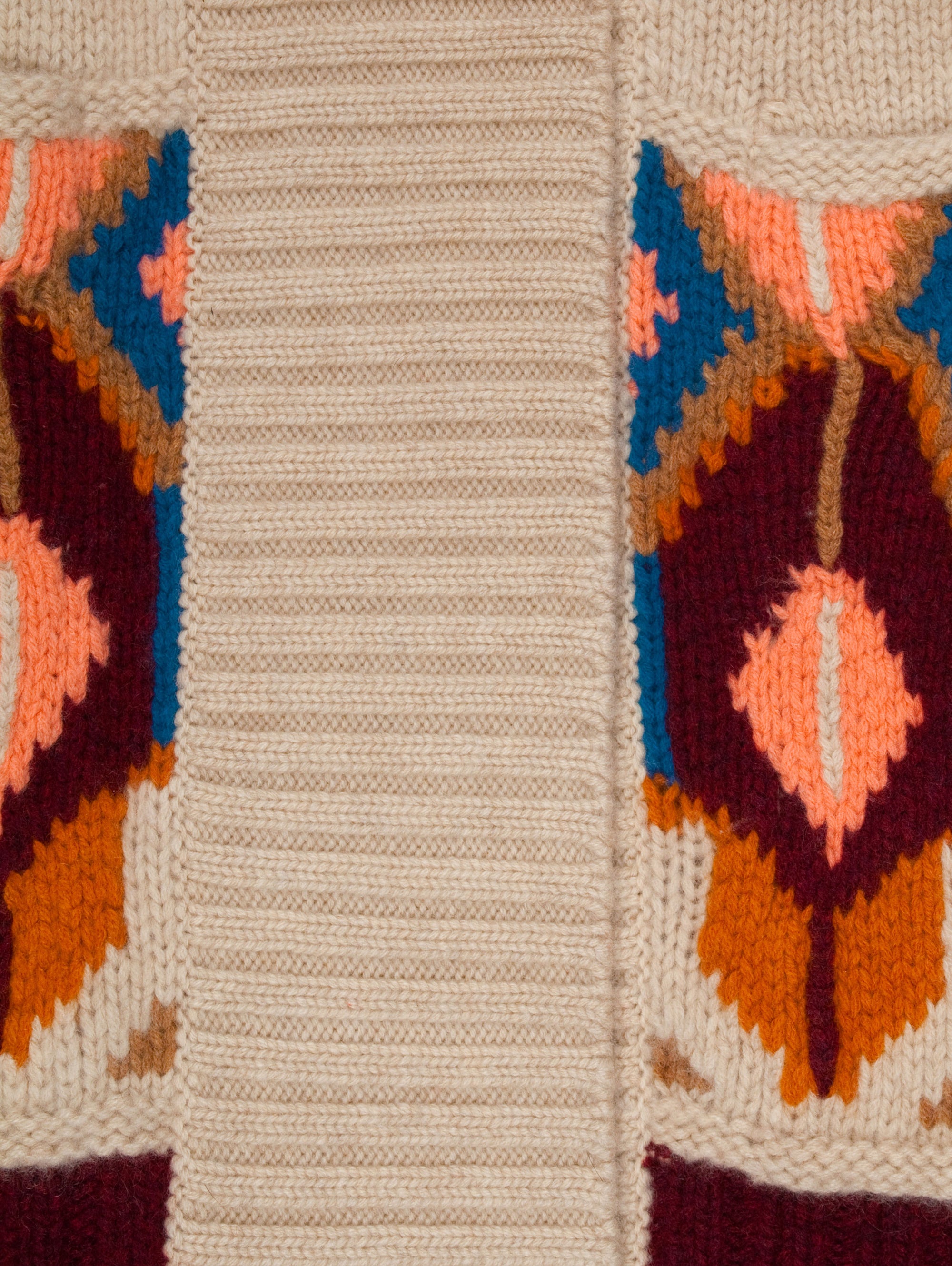 Heirloom Hand Knit Fairisle Cardigan