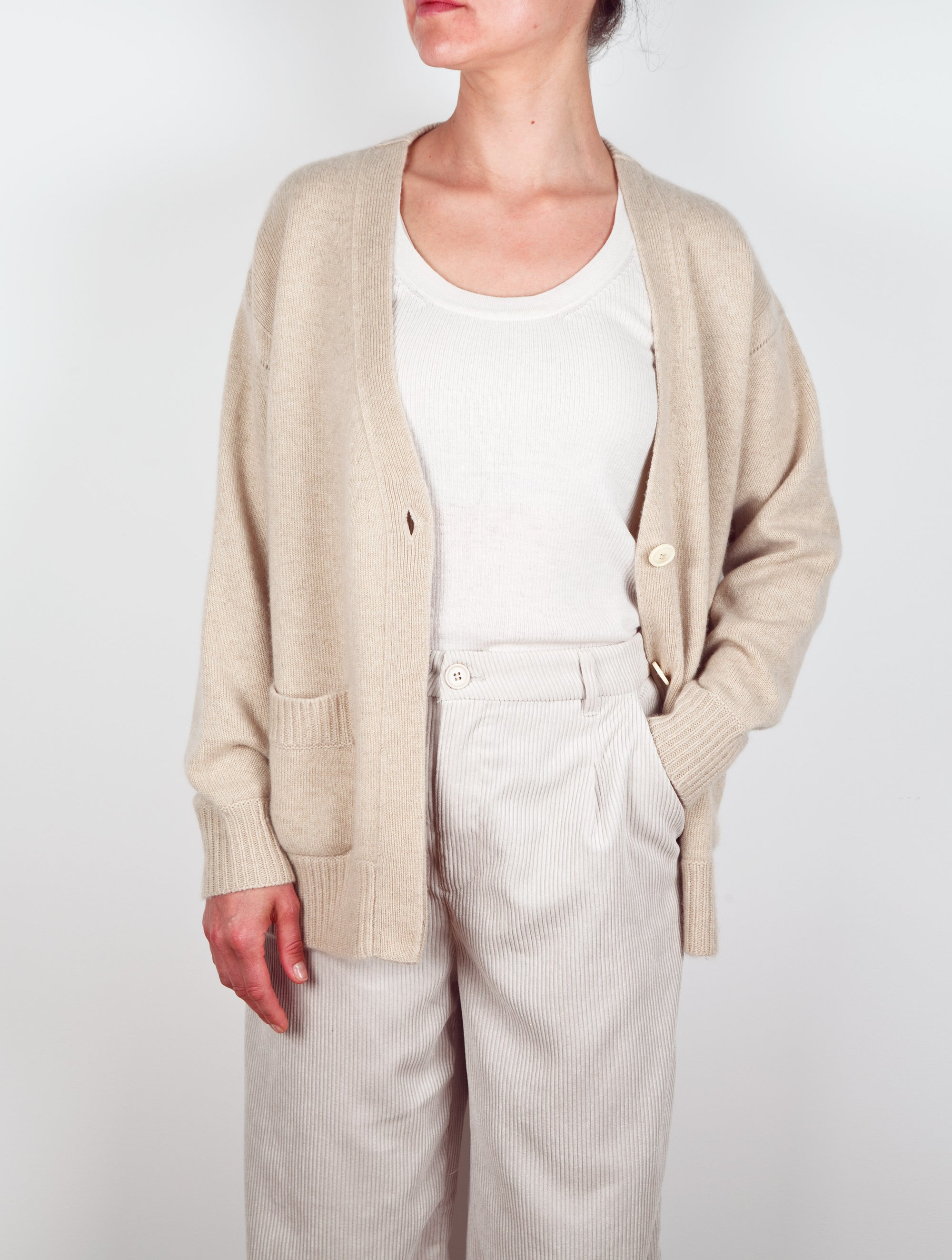 Boyfriend Cashmere Cardigan