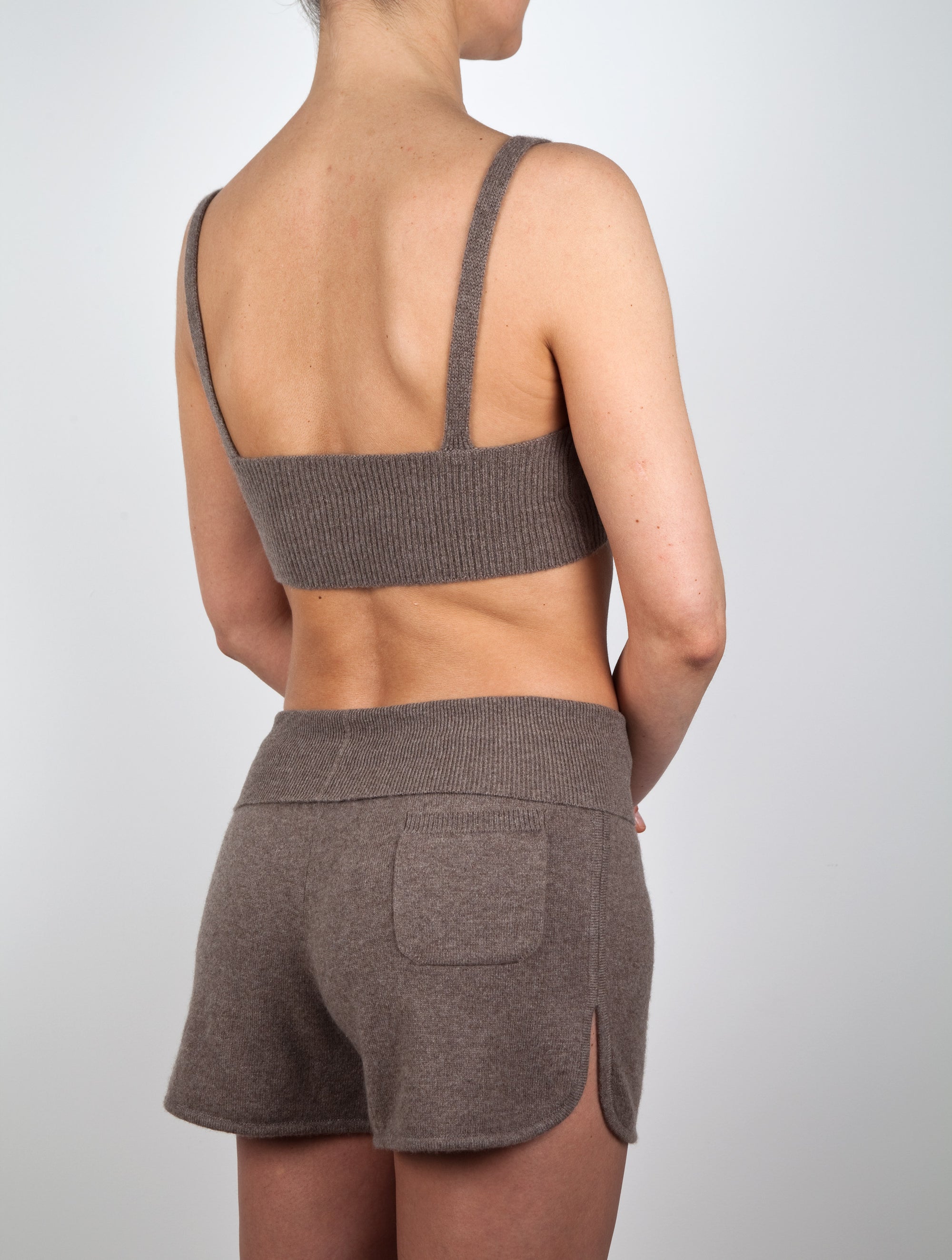 Cross Front Cashmere Bralet