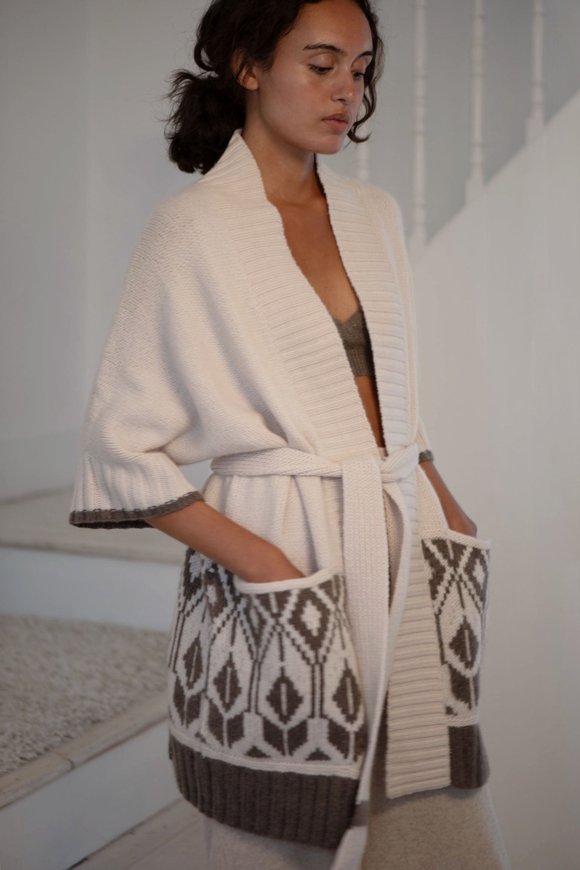 Heirloom Hand Knit Fairisle Cardigan