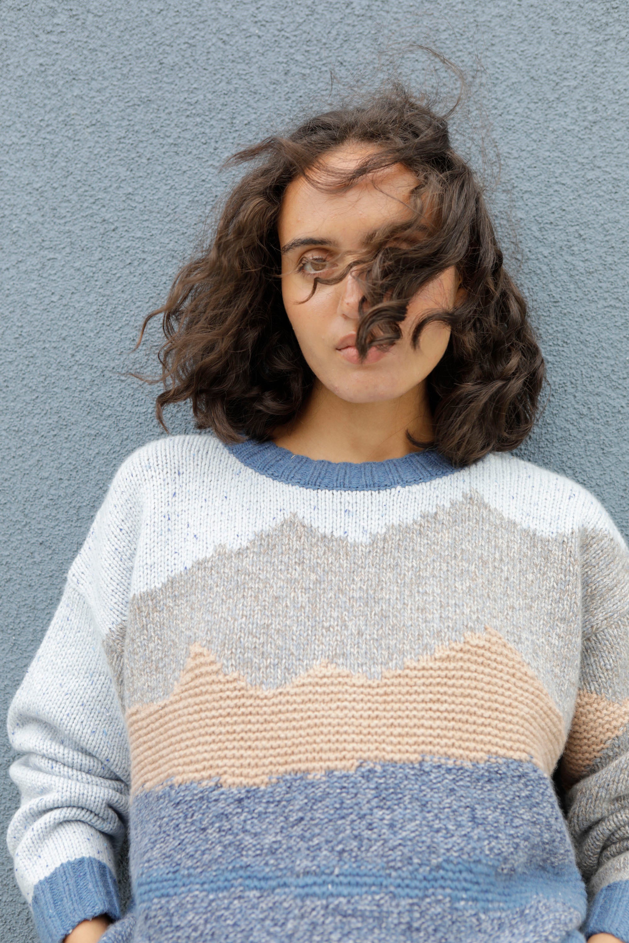 Himalayas hand knit cashmere sweater