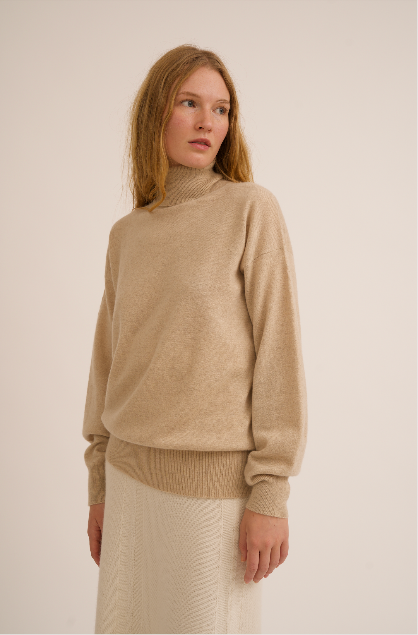 Luxury Polo Neck Cashmere Sweater