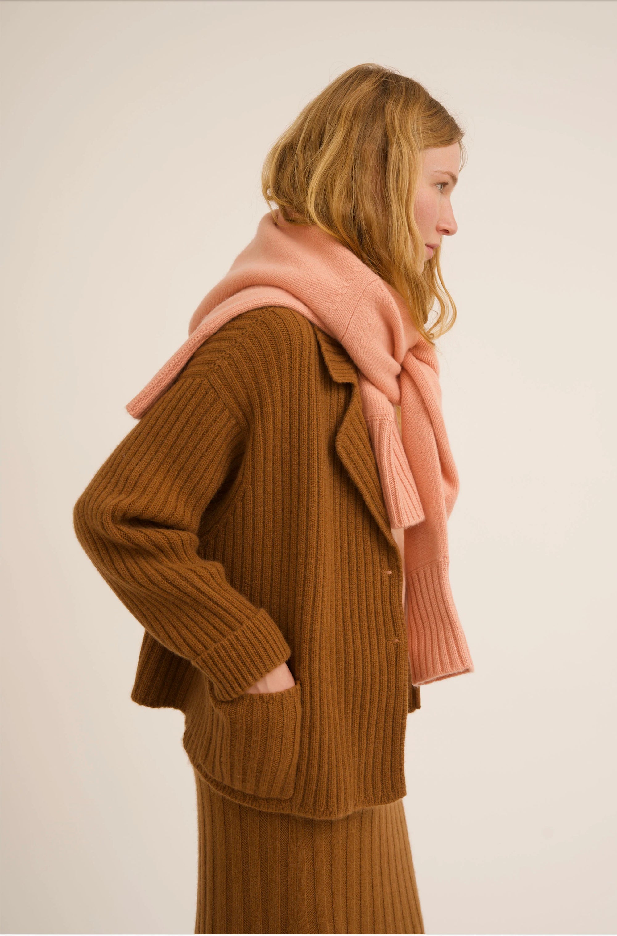 Double Breasted Cashmere Jacket