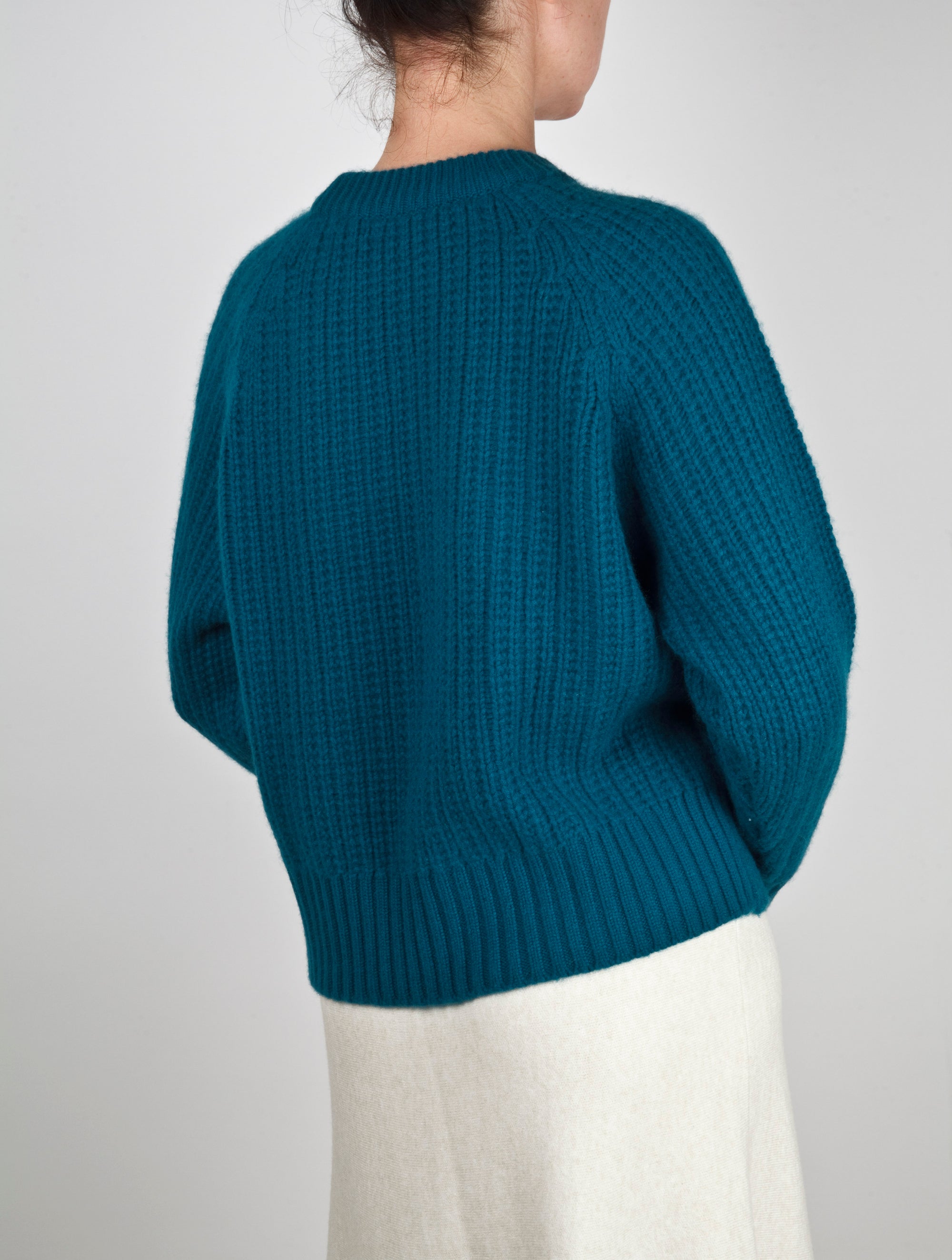 Lightweight Open Stitch Cashmere Sweater