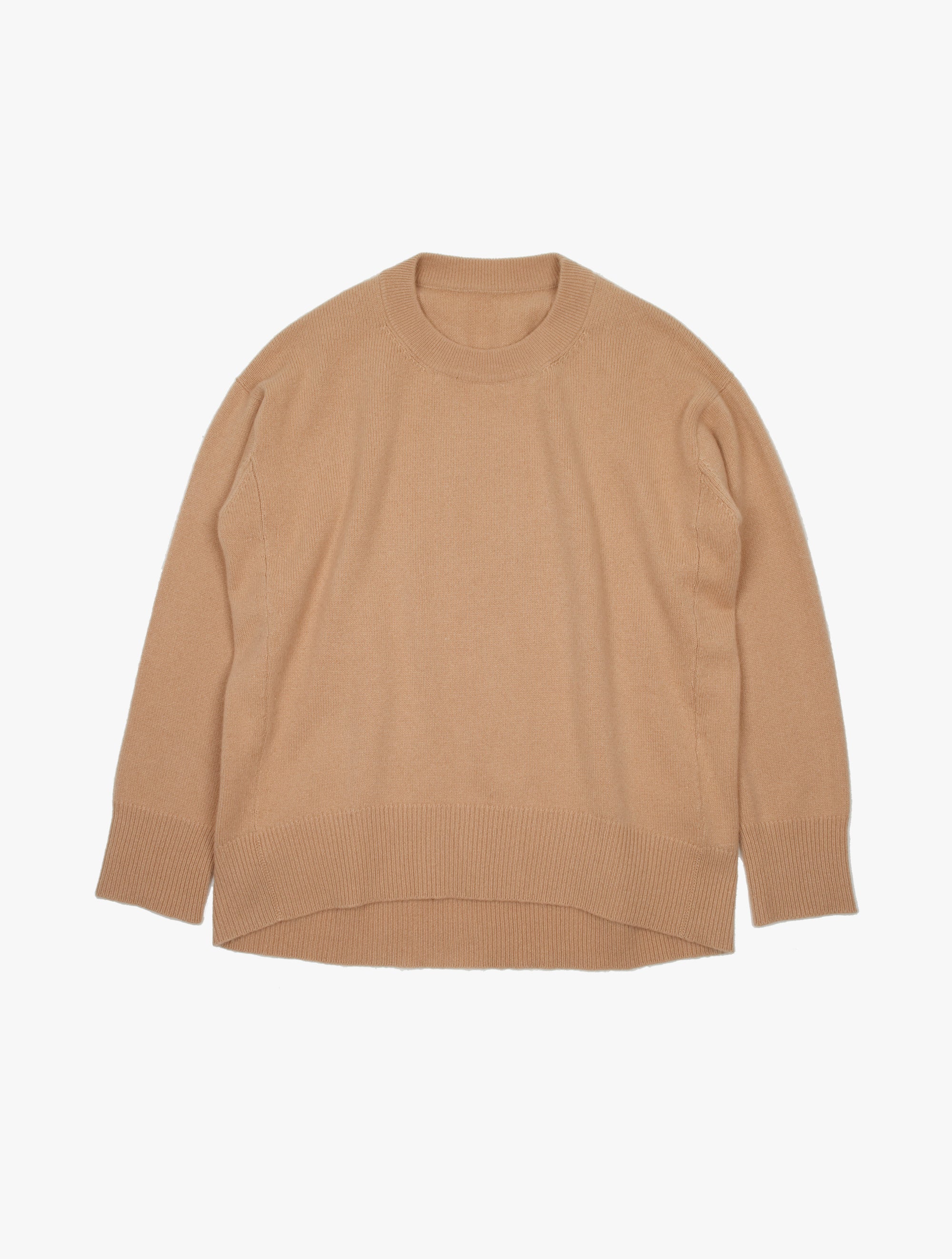 Crew Neck Boyfriend Cashmere Sweater