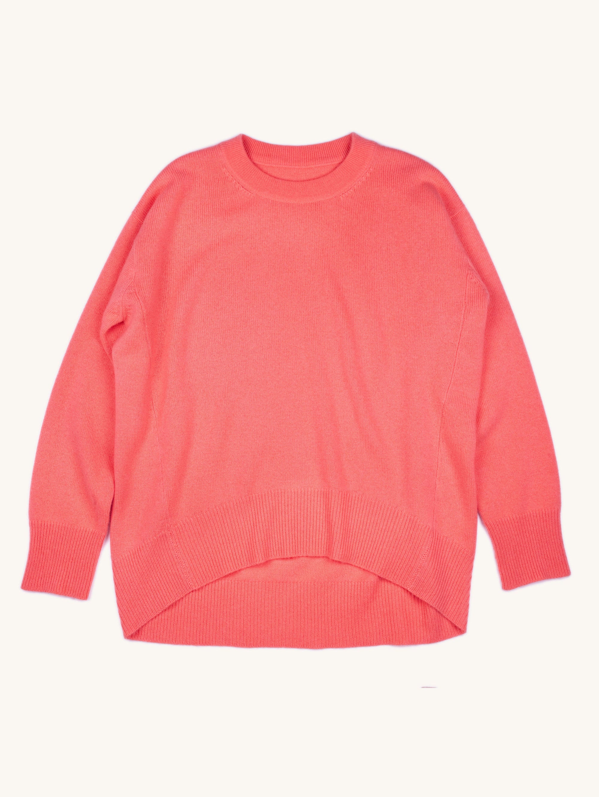 Crew Neck Boyfriend Cashmere Sweater
