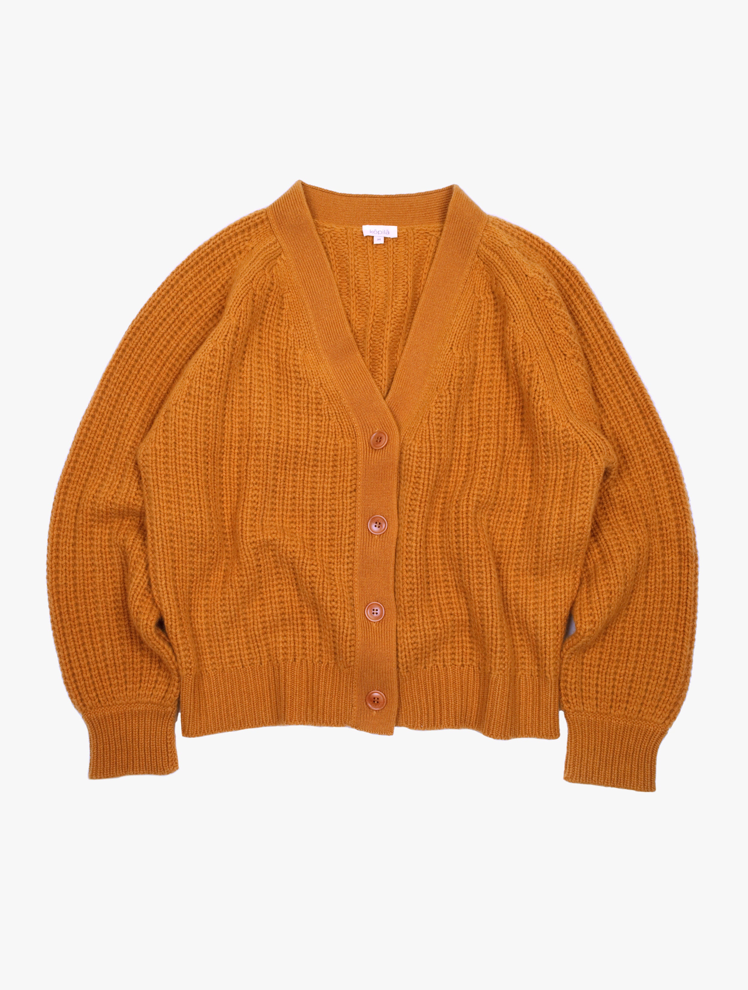 Oversize V Neck Cashmere Cardigan