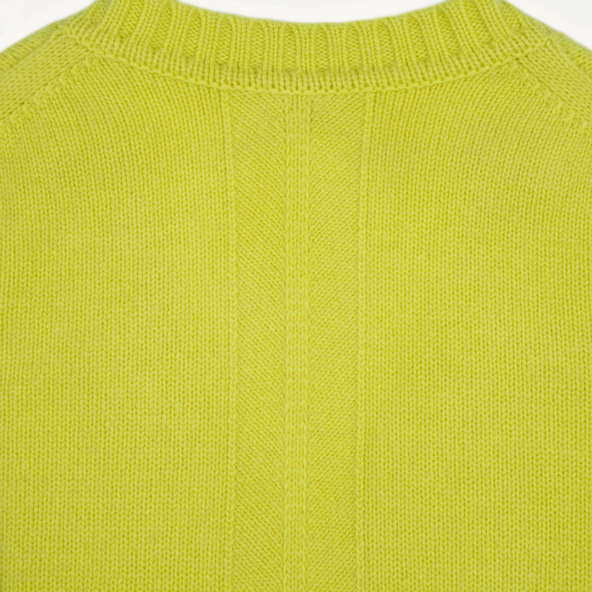 Pointelle detail V Neck Cashmere Cardigan