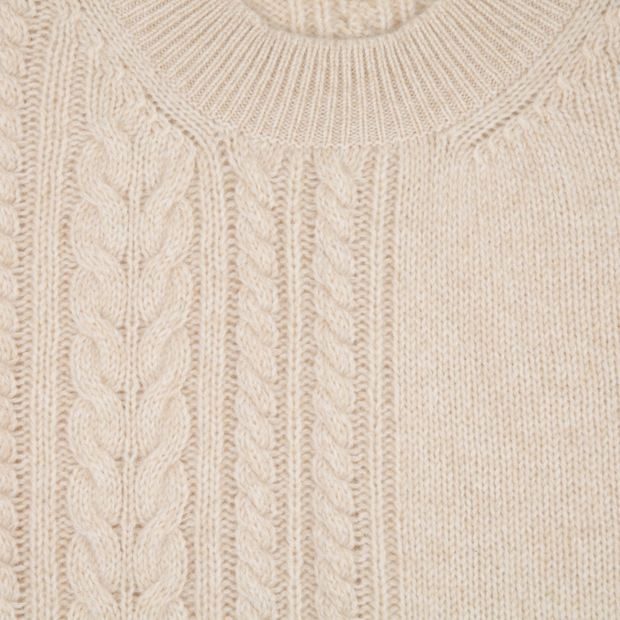 Cable Knit Cashmere Sweater