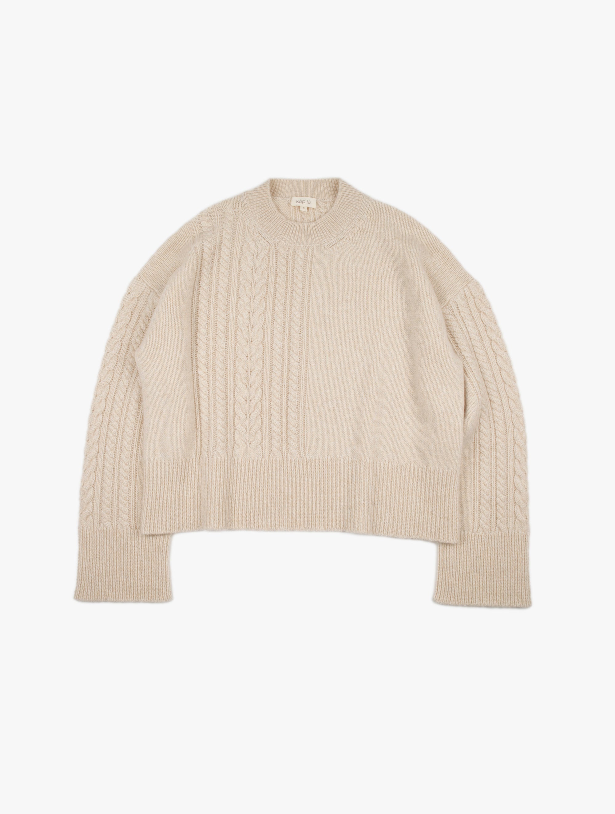 Cable Knit Cashmere Sweater