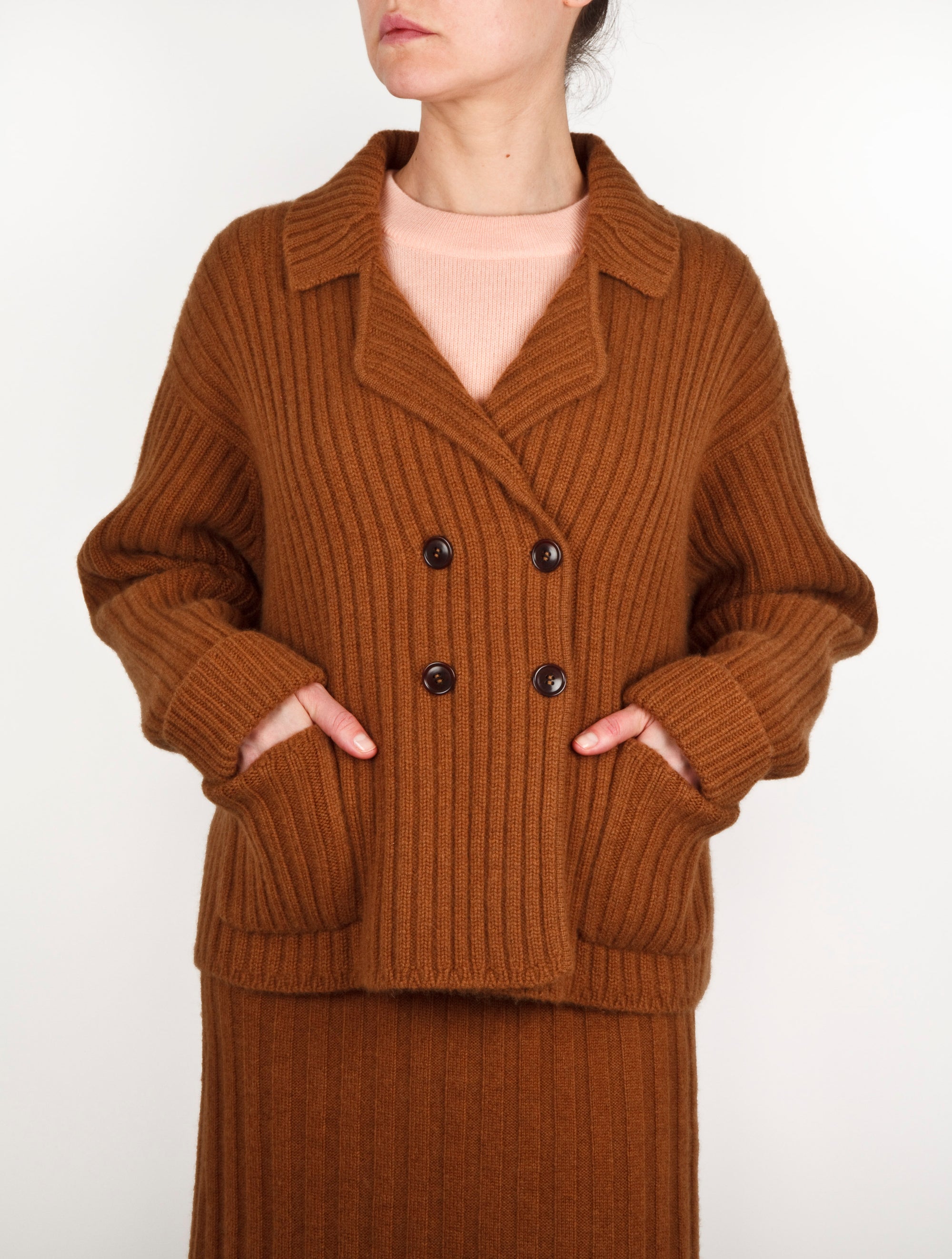Double Breasted Cashmere Jacket