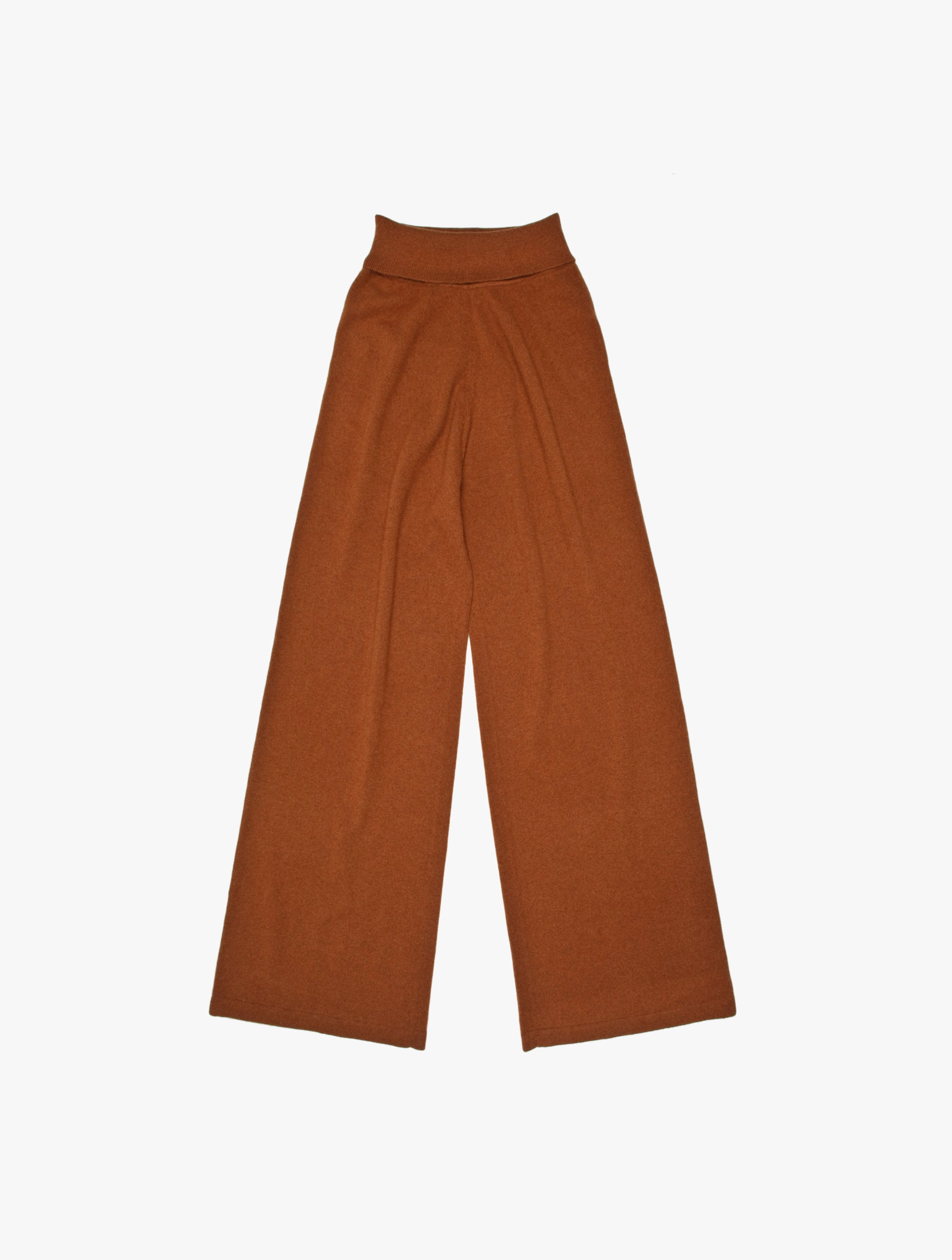 Wide Leg Cashmere Trouser