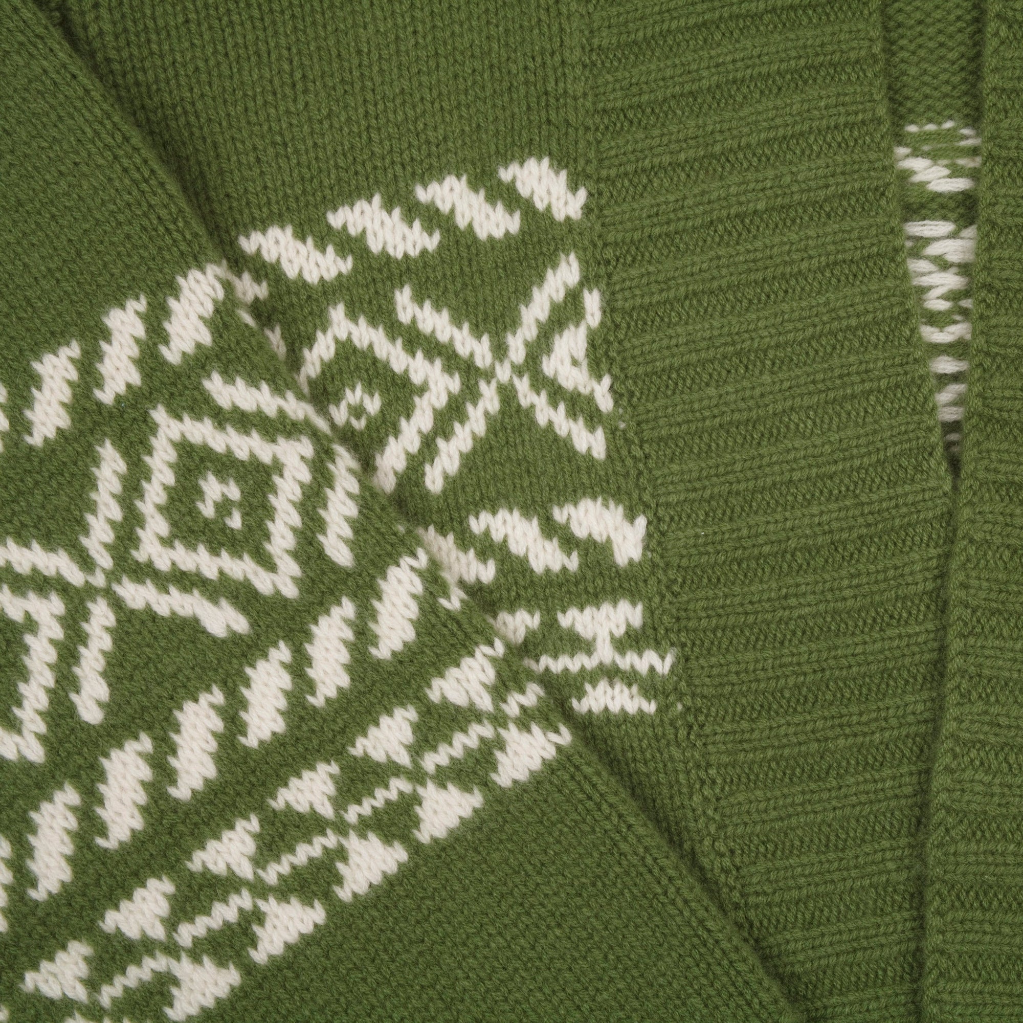 Fair Isle Cashmere Knit Cardigan