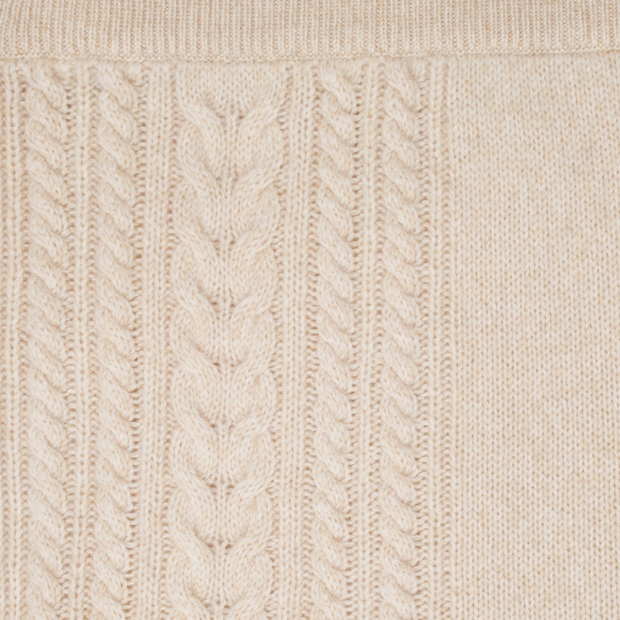 Cable Knit Cashmere Skirt