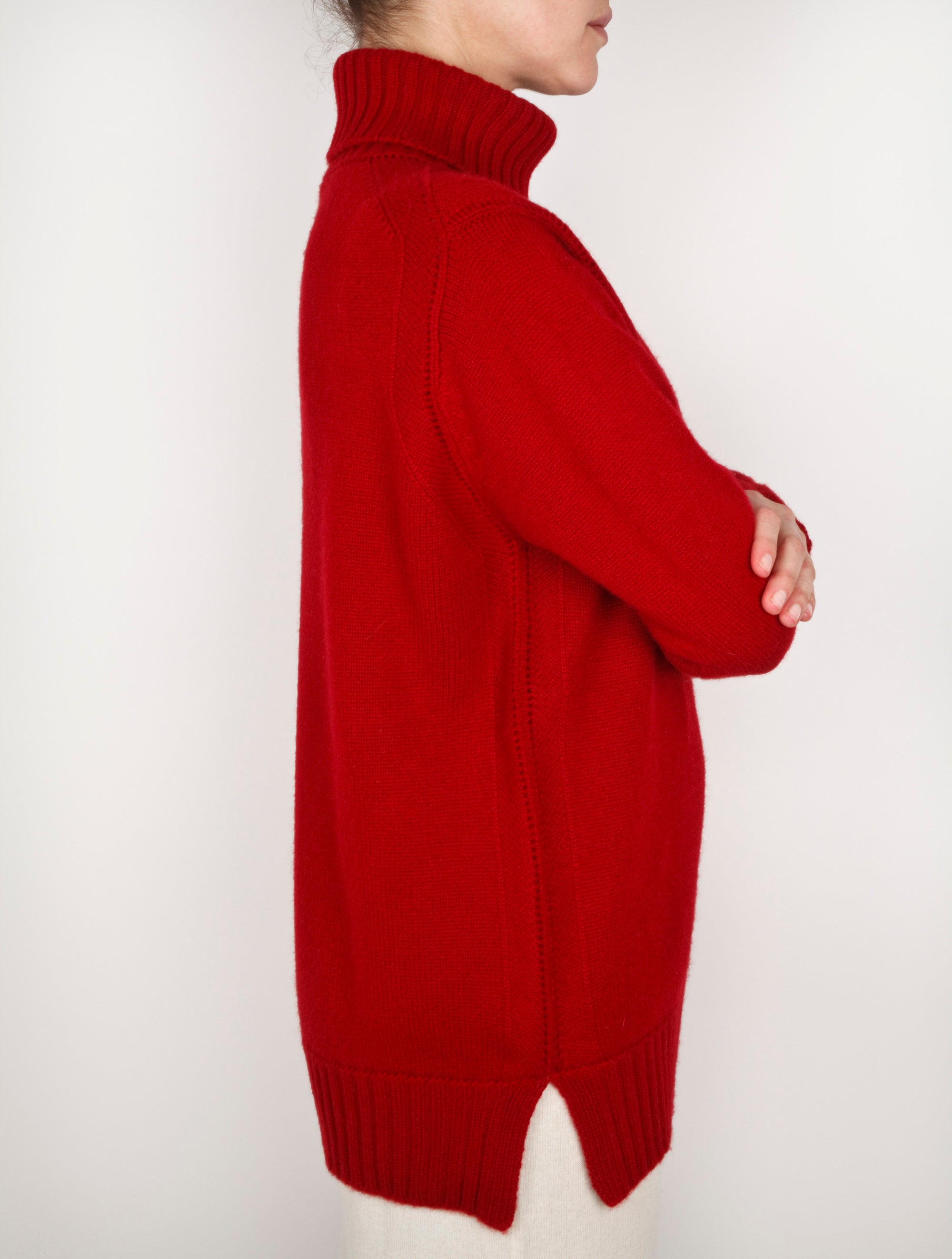 Roll Neck Cashmere Sweater