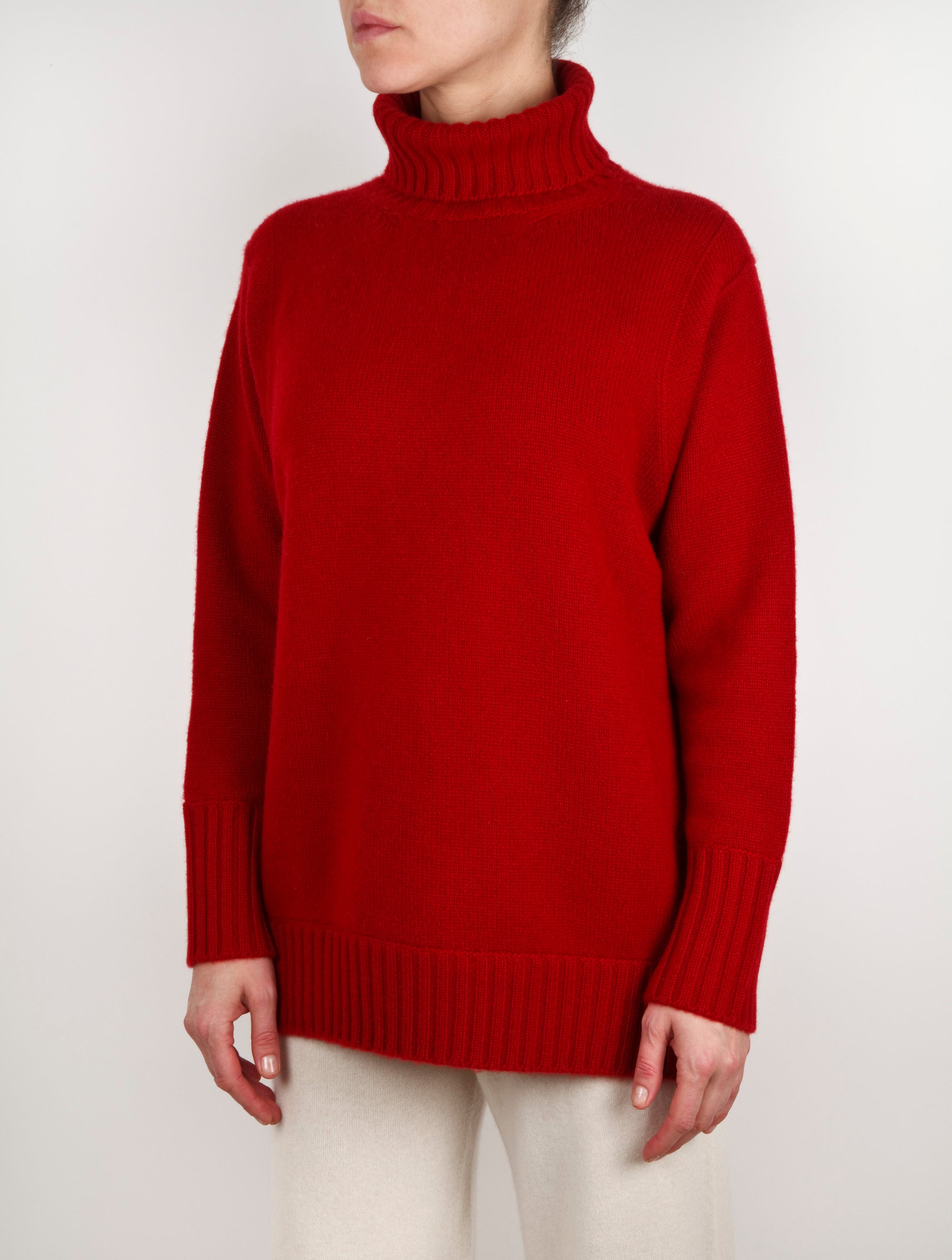 Roll Neck Cashmere Sweater