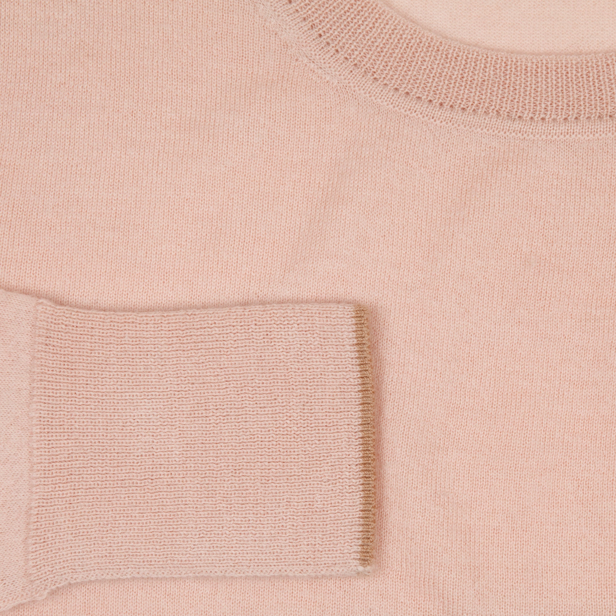 Fine Knit Crew Neck Cashmere Sweater