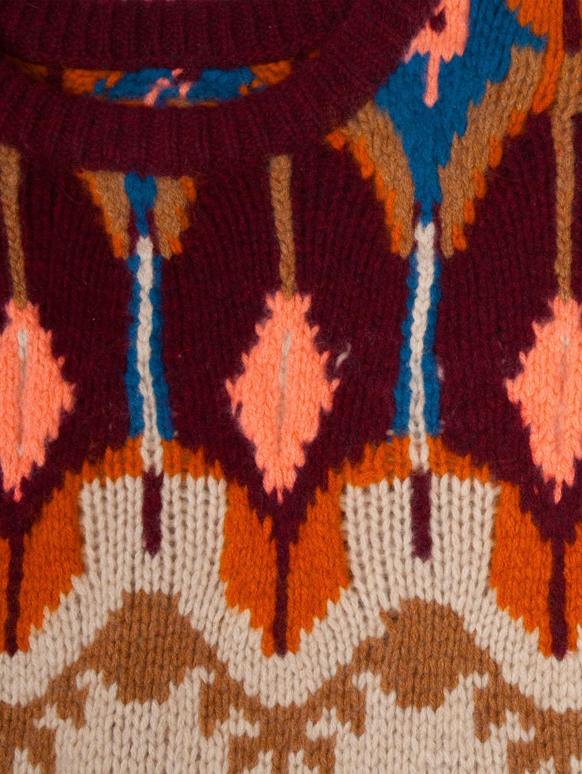 Hand Knit Fairisle Cashmere Sweater