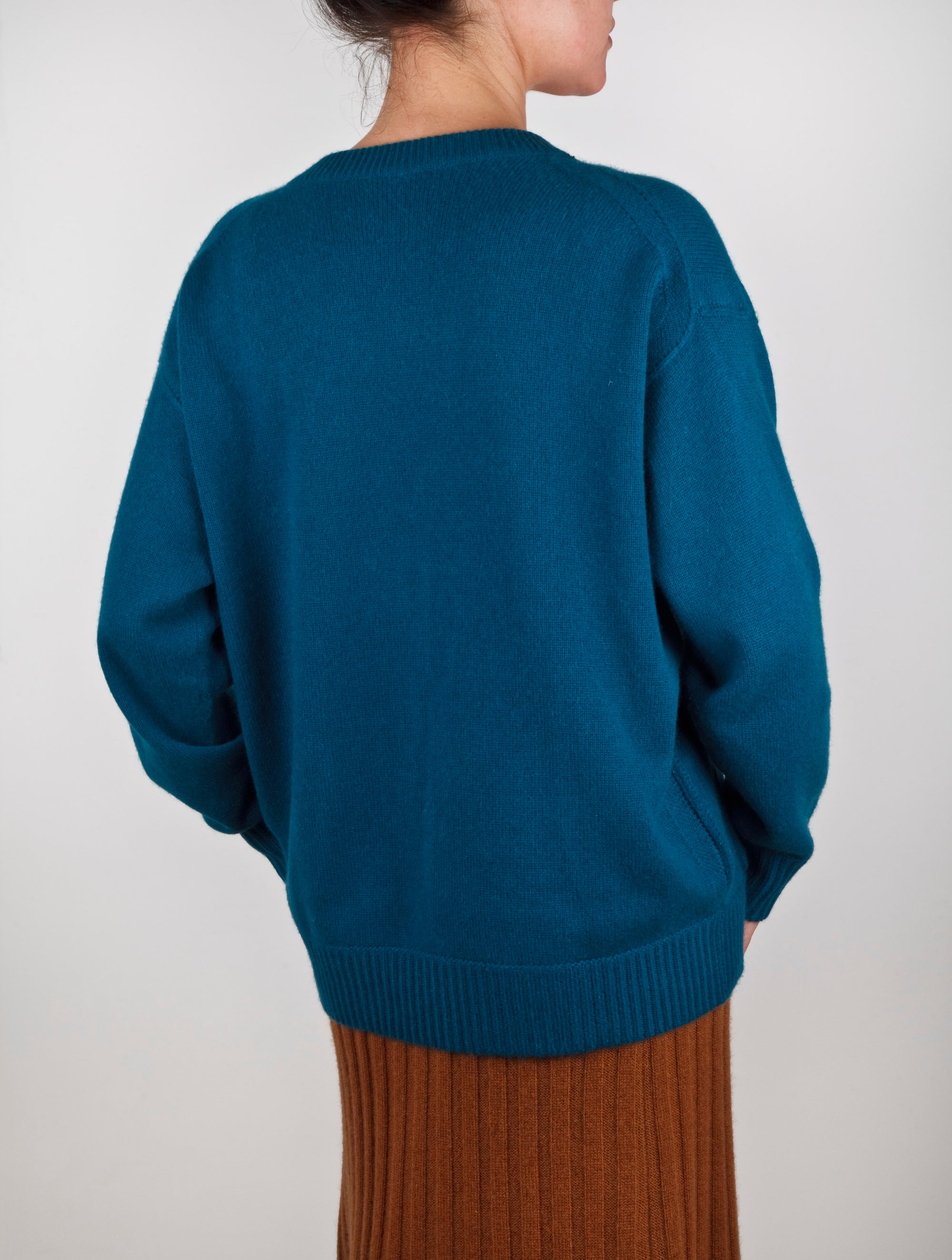 Luxury Boyfriend Cashmere Cardigan