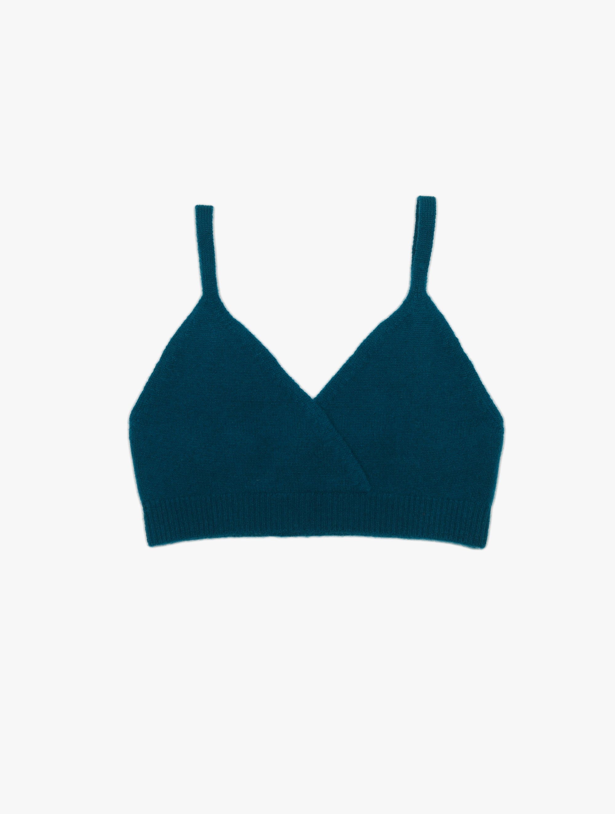 Cross Front Cashmere Bralet